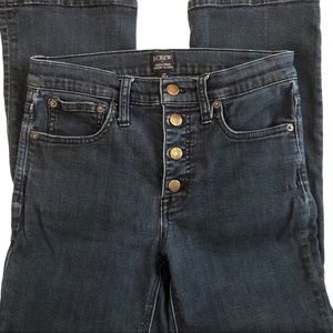 J. Crew High Rise Cropped Flare Jeans size 27
